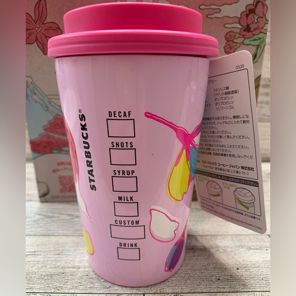 🌸 2024 Starbucks Japan Limited Edition Sakura Petals Stainless Steel Tumbler - Picture 4 of 6